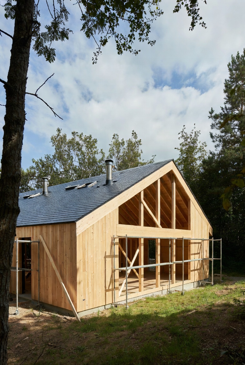 une maison en bois