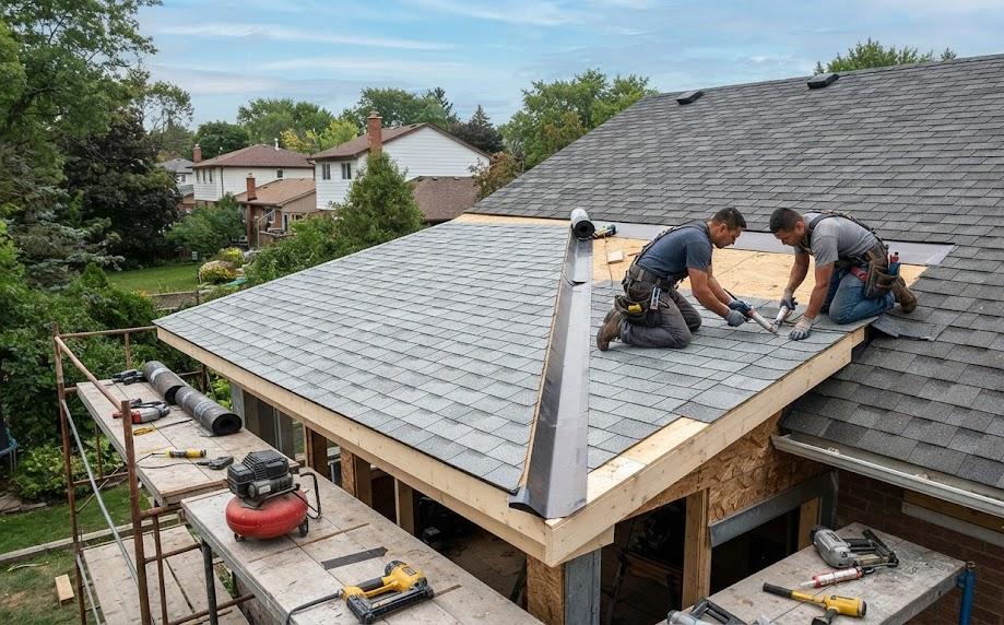 réussir la jonction des toitures lors d'une extension de maison 